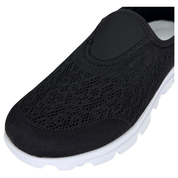 Propet Travelactive Black Mesh Slip-On Womens Sneakers Size 7M - Picture 7 of 11